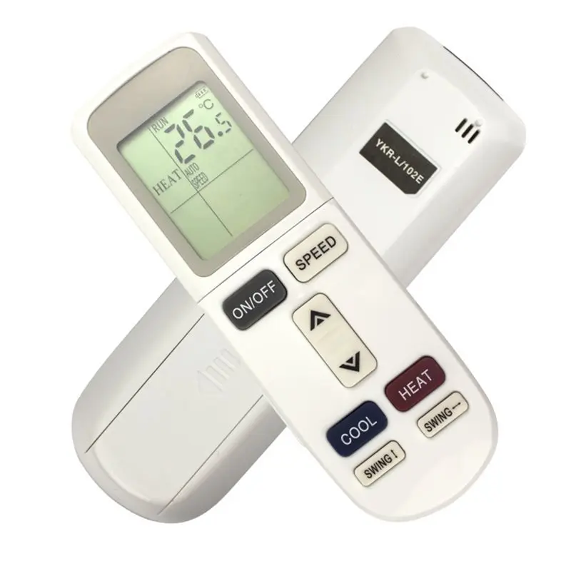 ABKN Air Conditioner Remote Control for AUX Rinnai Akai BesAt Shownic Universal YKR-L/102E White