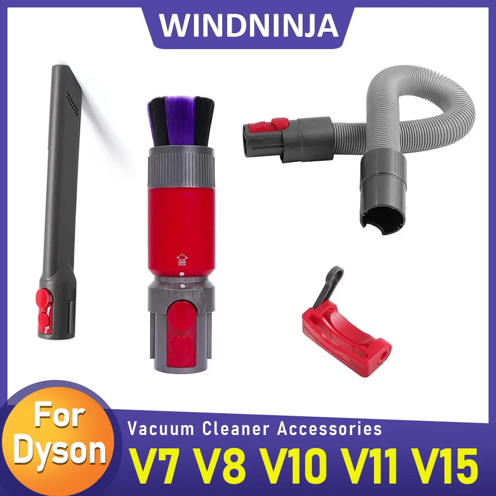 Per Dyson Outsize V7 V8 V10 V11 V15 Aspirapolvere Autopulente Setole Morbide Spazzola per Spolverare Tubo di Prolunga Flessibile
