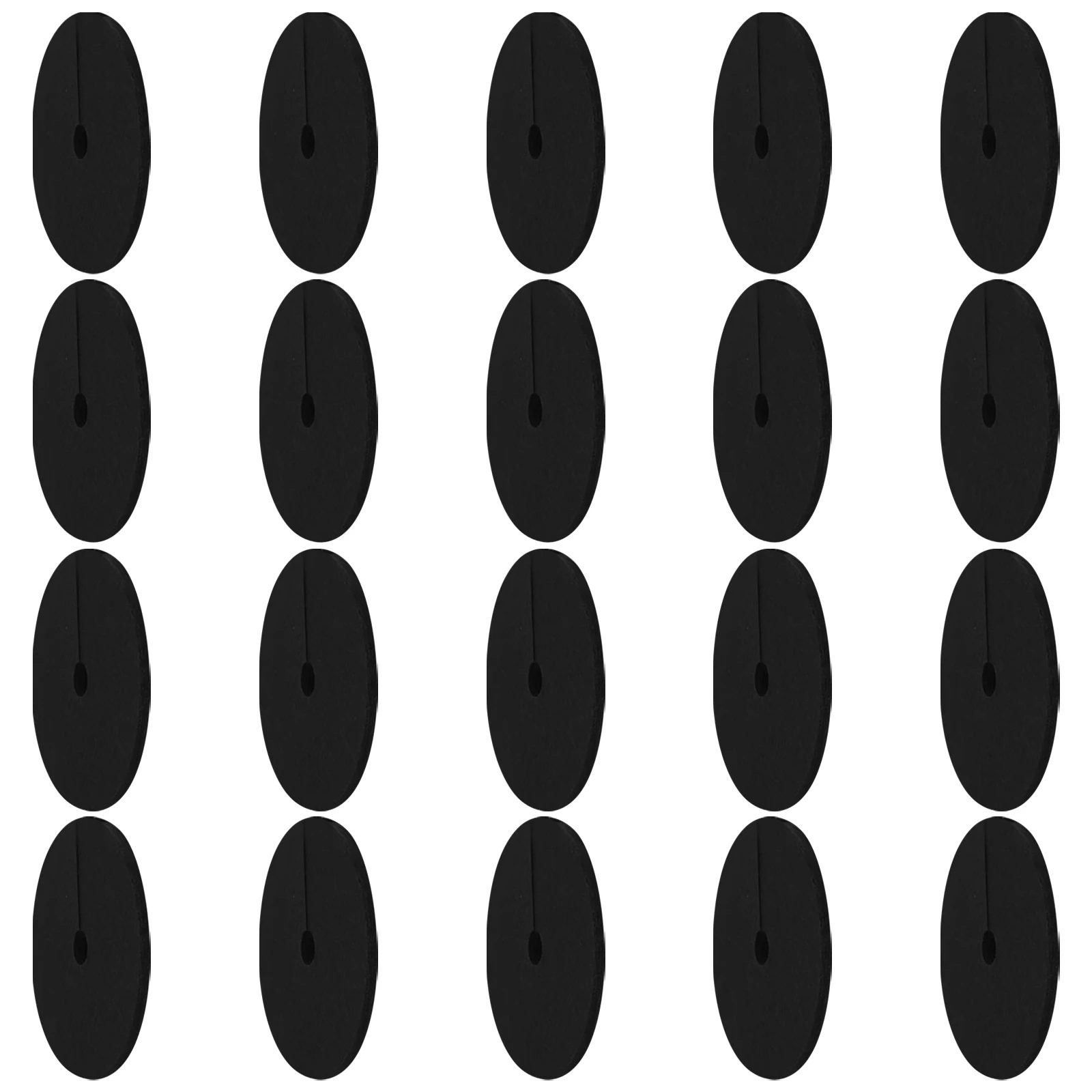 20Pcs Weed Control Fabric Breathable Non-Woven Tree Ring Protector Barrier Mat Gardening Mulch Cloth for Garden Orchard Farm