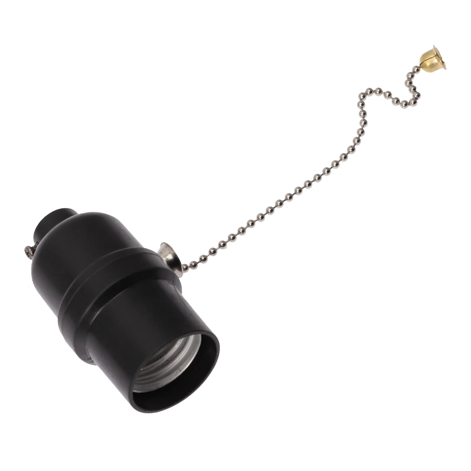 E27 Drawstring Lamp Holder Light Socket Pendant Fixtures Chandelier Bulbs Pullswitch Accessory Chain Timer LED