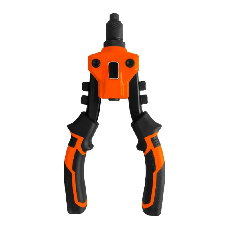 Cordless Rivet Gun Set Manual Heavy Duty Pull Gun High Lever More Labor-saving Durable Material for Carpentry and Metalworking