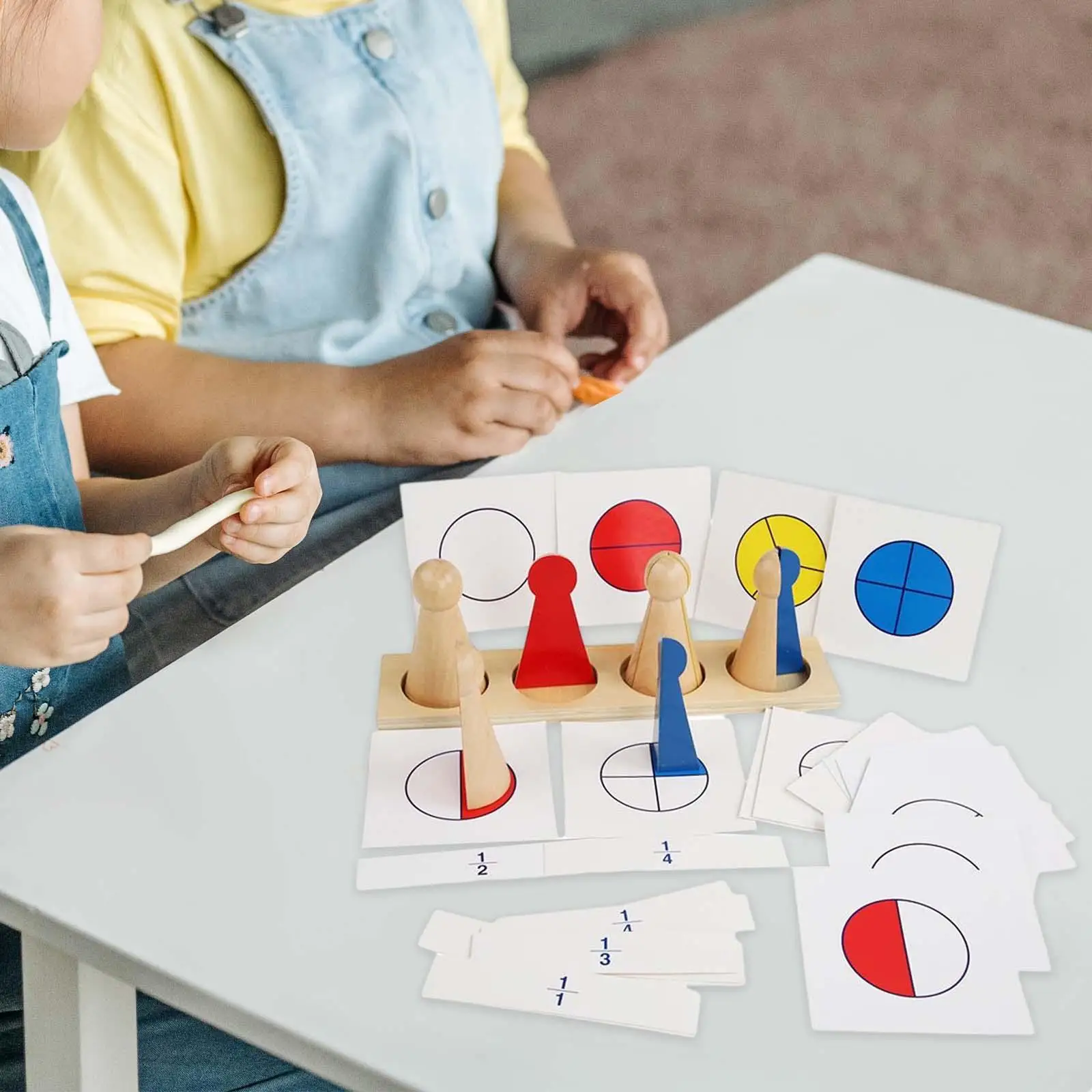 Imagem -04 - Montessori Matemática Manipulatives Brinquedos Educativos para Crianças Madeira Matemática Brinquedos para Meninas e Meninos