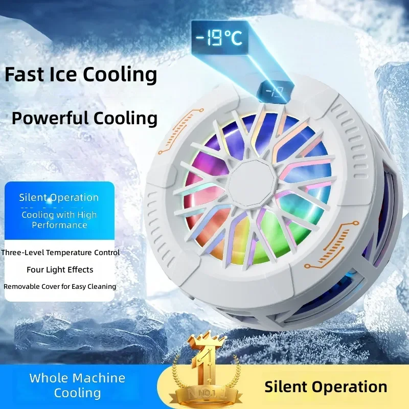 for  DY29 15W Magnetic Semiconductor Phone Cooler with Digital Display AI Intelligent Temperature Control Back Clip