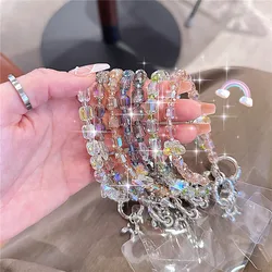Luxury 3D Butterfly Bracelet Chain Strap Wrist Pendant For iPhone For Samsung For Xiaomi Phone Case Universal Accessories Cord