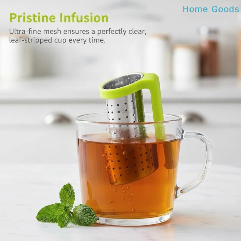 Loose Leaf Tea Infuser - مصفاة شاي محمولة من الفولاذ المقاوم