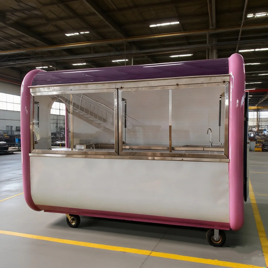 

OEM Customized Food Truck for Sale Thailand BBQ Concession Trailers Bakery Food Truck Trailer Outdoor Mobile Kitchen