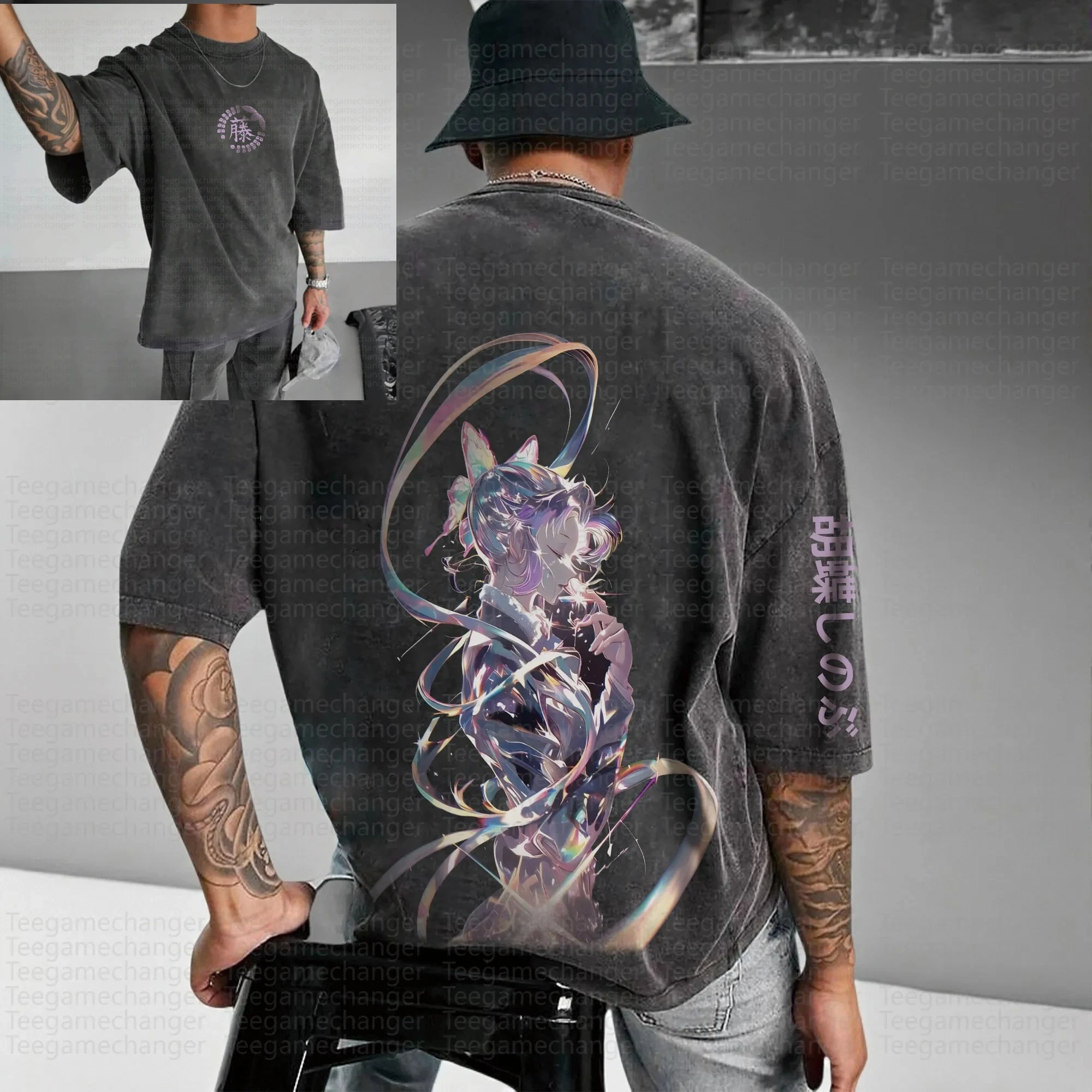 Camisetas de algodón con estampado gráfico de Dragon Ball Z Gohan Beast Mode para hombres, ropa de calle de Anime de verano 2021, camisetas informales de manga corta