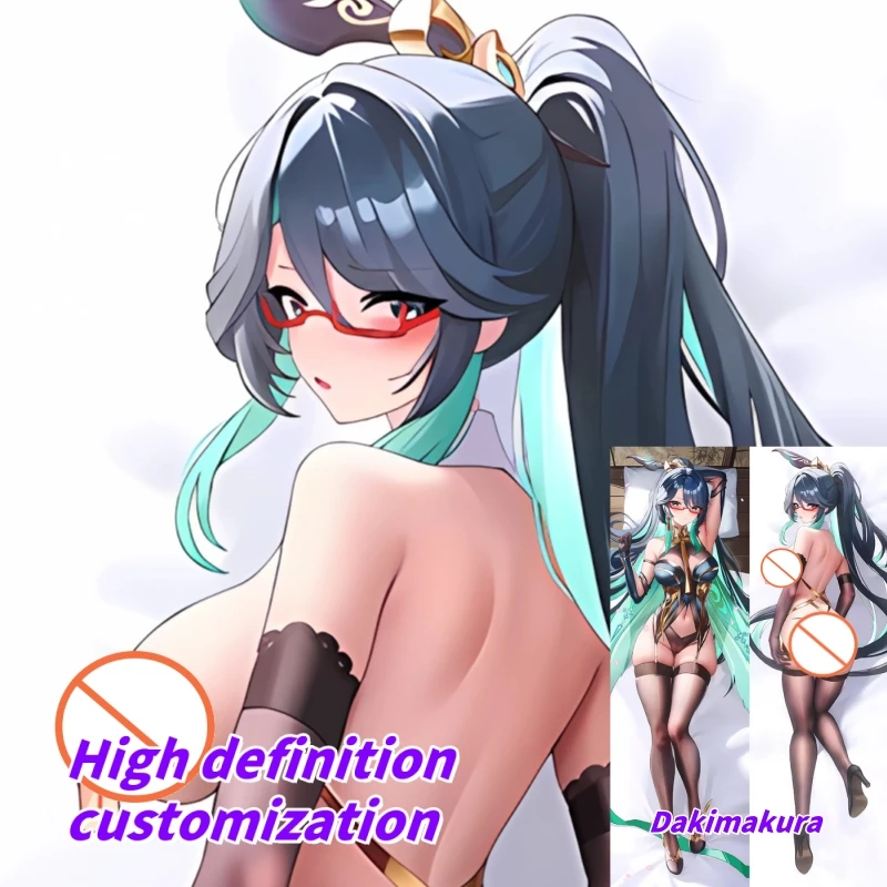 

Dakimakura Anime Pillow Case Genshin Impact Xianyun Double-sided Print Of Life-size Body Pillowcase Gifts Can be Customized