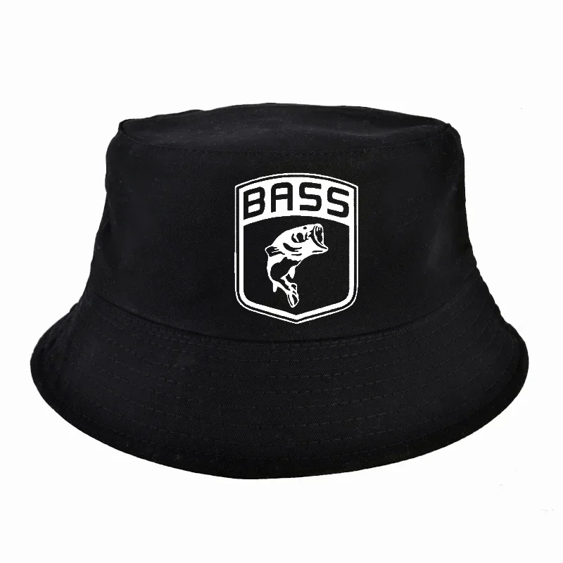 New Bass Fishing Men Sun Visor Dad Cap Women's   Hat Fish Bone Man Outdoor Fisherman caps Gorra Summer bucket hats