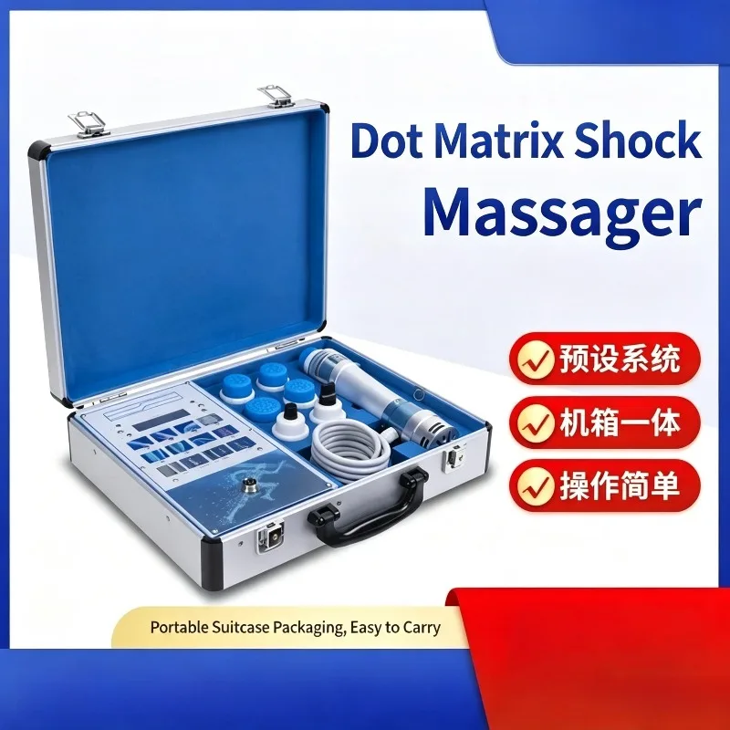 Electromagnetic Shockwave Therapy Device Dot‑Matrix Wave Household Full Body Massager For Muscle Relief Physical Relaxation