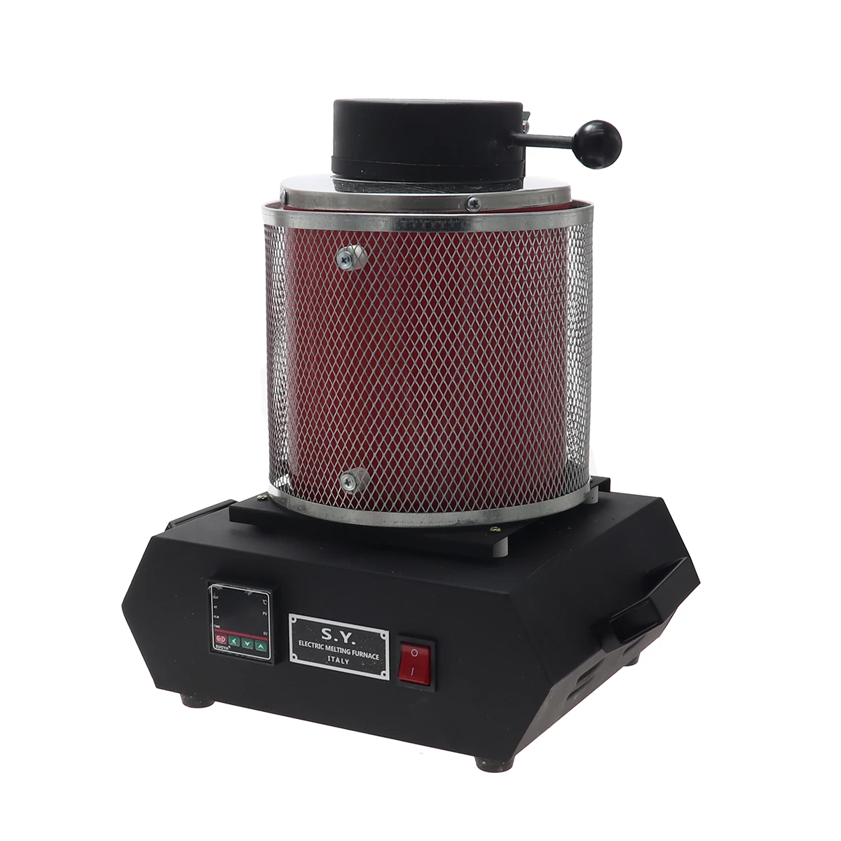 1/2/3Kg Gold Melting Furnace - Portable Metal Melting Furnace Gold Silver and Aluminium Quartz Crucible Equipment Melting