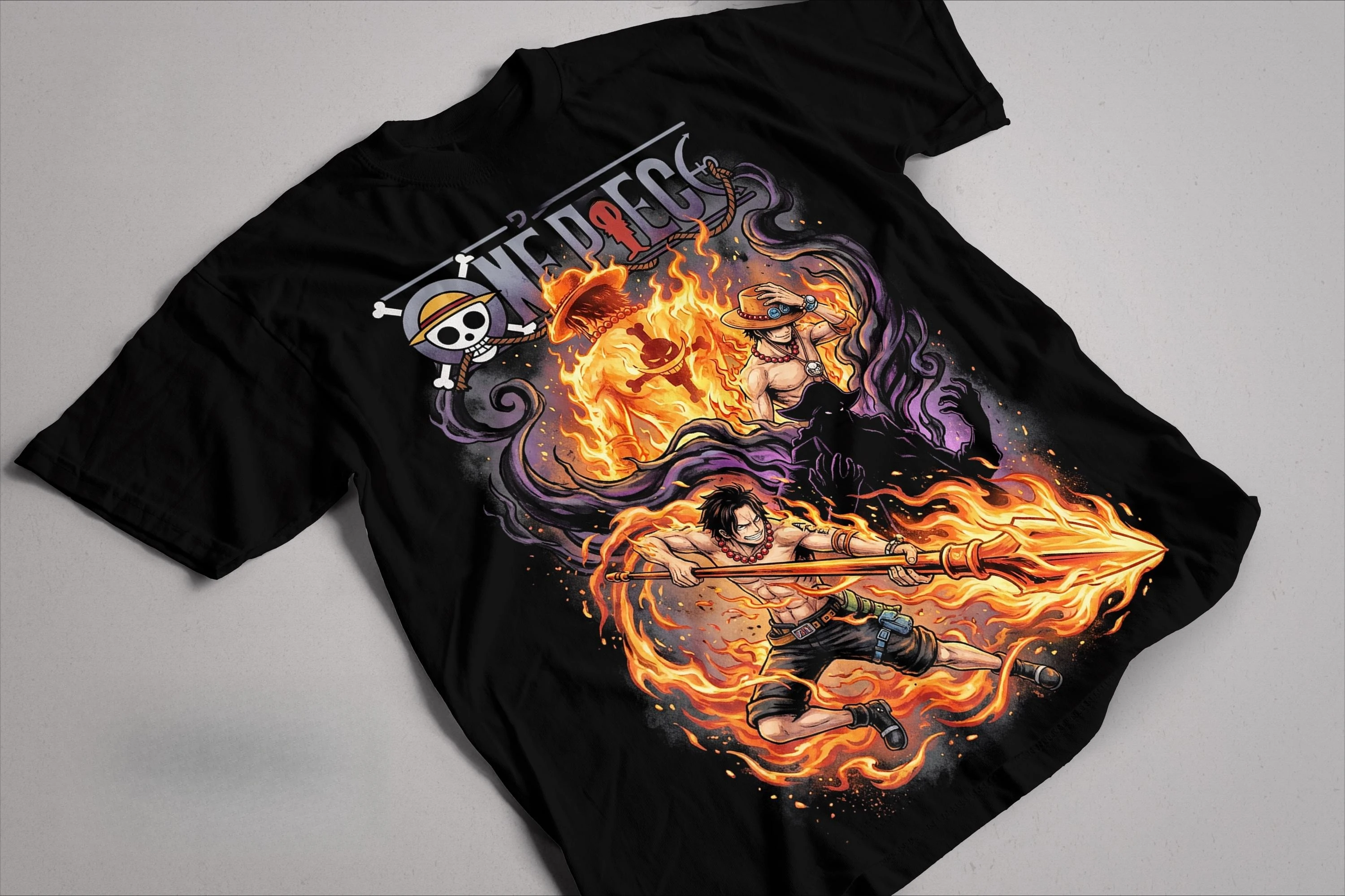 2026 Summer ONE PIECE Retro Cosplay T-shirt Men's Oversize Casual Cotton Printed Short-sleeved Unisex Children's Sports Shirt