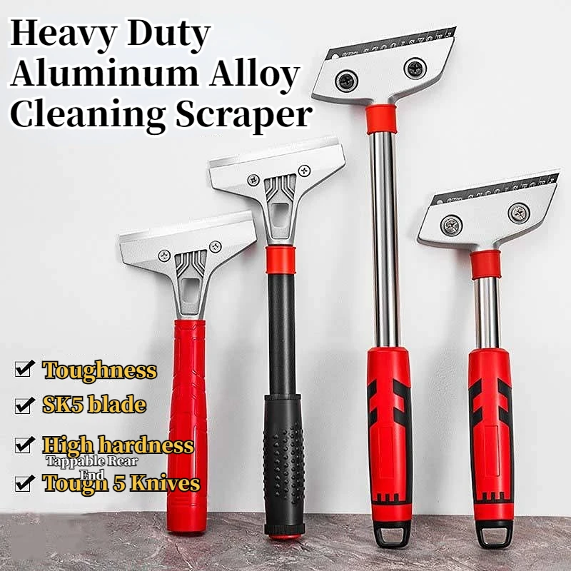 Portable Aluminum Alloy Cleaning Scraper SK-5 Blade Wallpaper Paint Tile Flooring Remover Household Cleaning Tool
