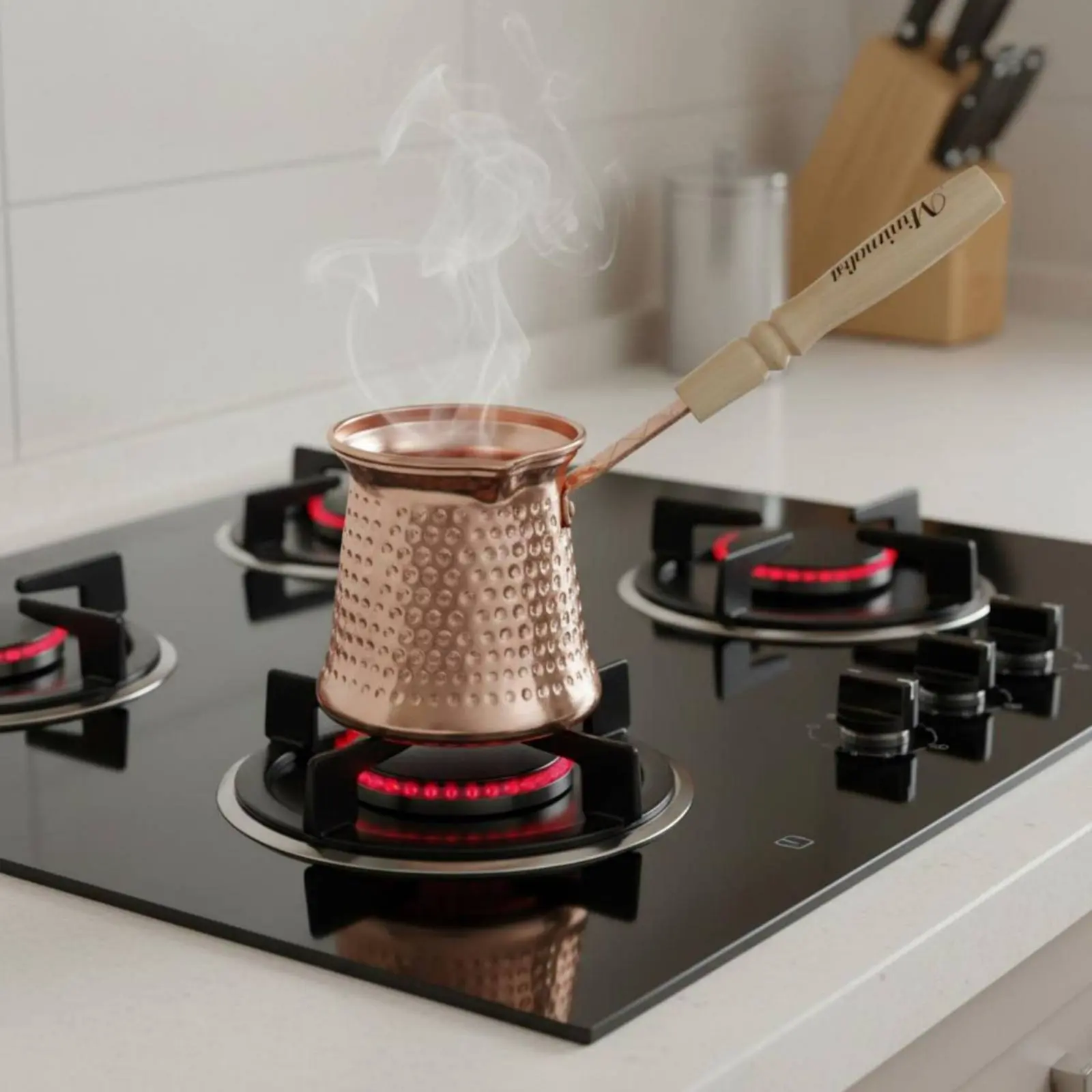 Turkish Coffee Pot Thickened Frame Cezve Arabic Cezve Versatile Greek Briki Accurate Pouring Spout Spout for Camping