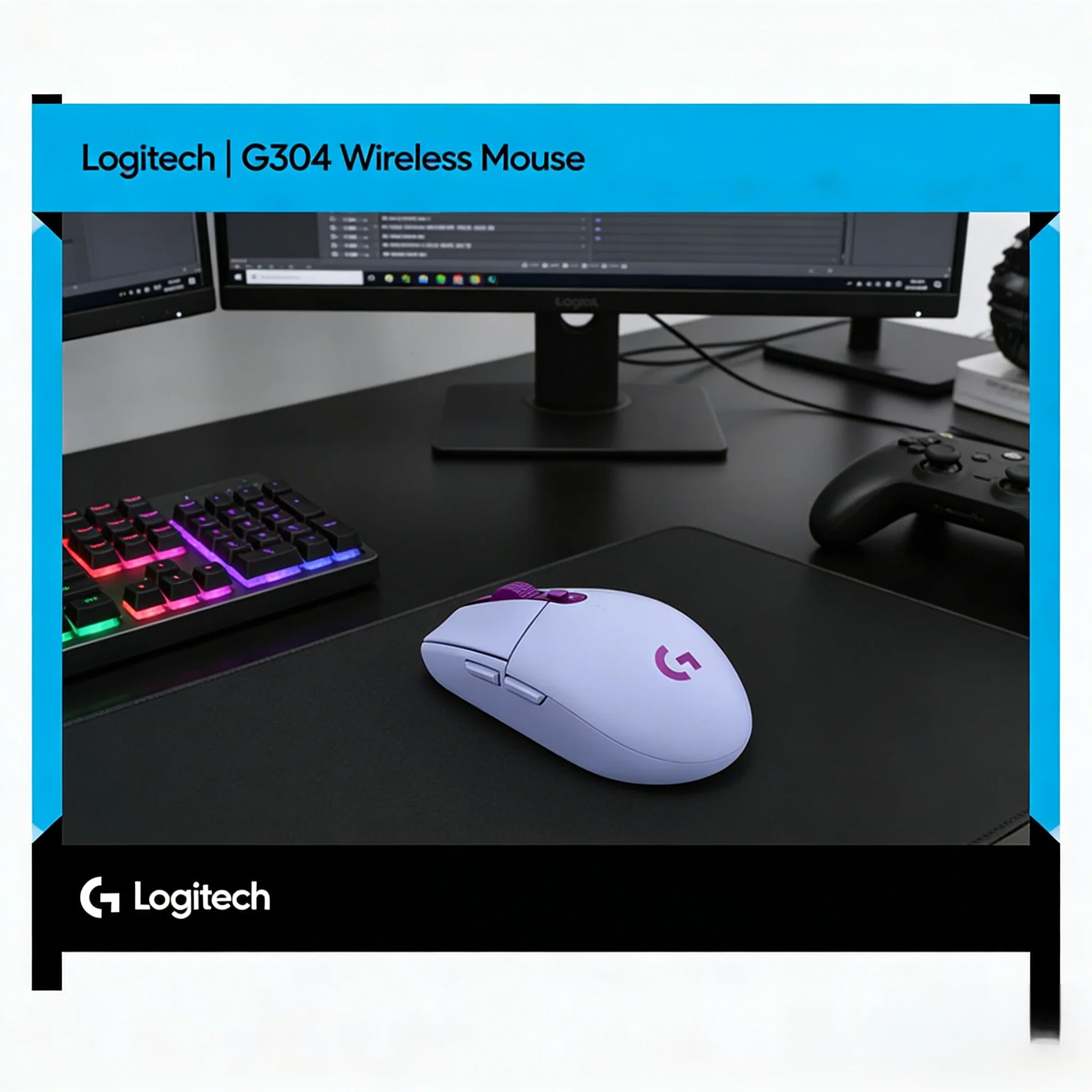 

Беспроводная игровая мышь G304/G305 с низкой задержкой 1 мс, идеально подходит для FPS и Battle Royale