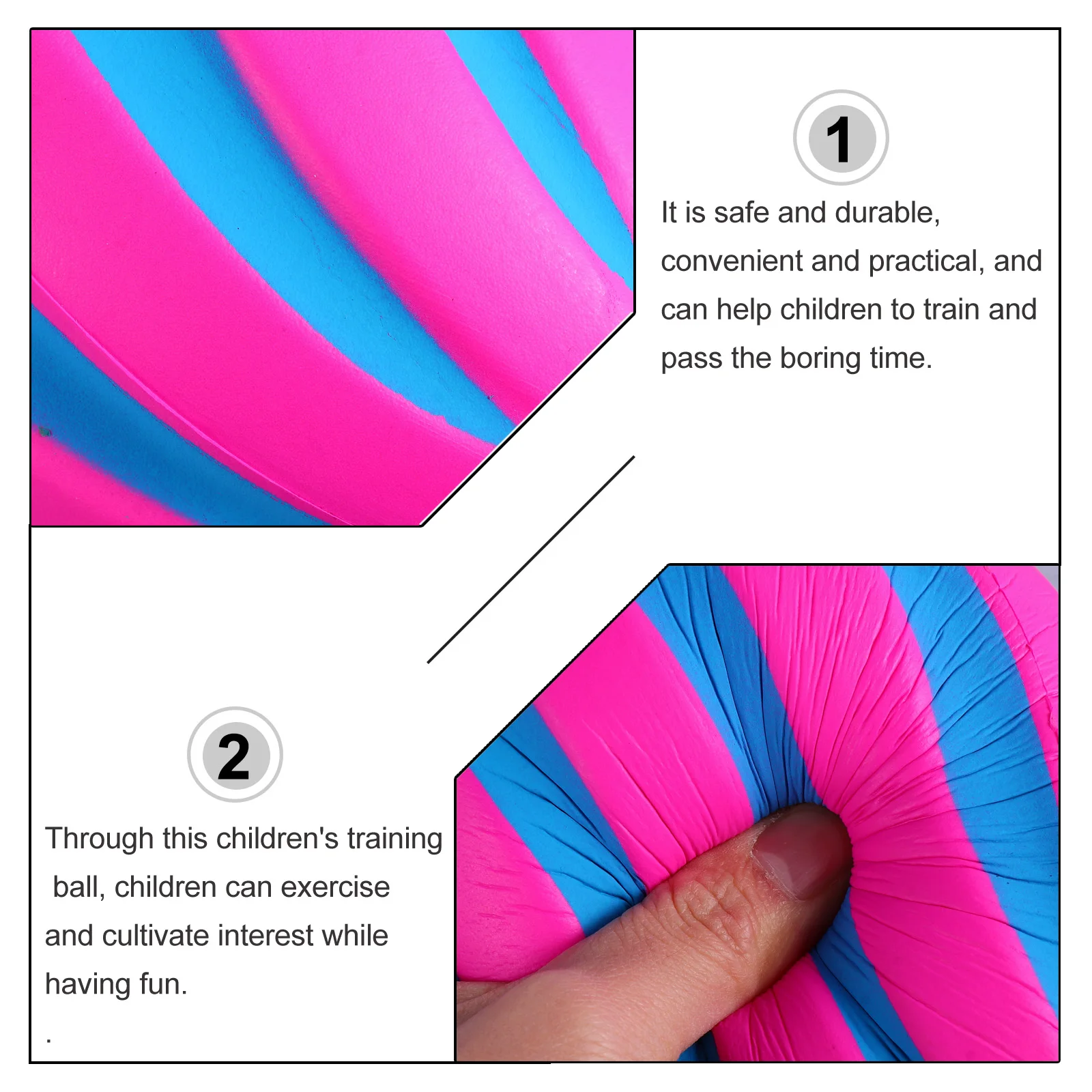 

Rugby Training Ball Affordable Toy Relax Balls Inflatable Safe Children's Toys Pu Tornado Shaped Plaything