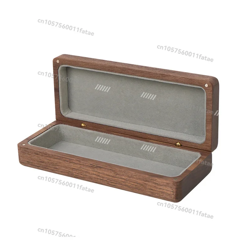 Solid Wood Case, Black Walnut Solid Wood High-end Storage Box, Retro Portable, Anti-stress Eyes for Men and Women