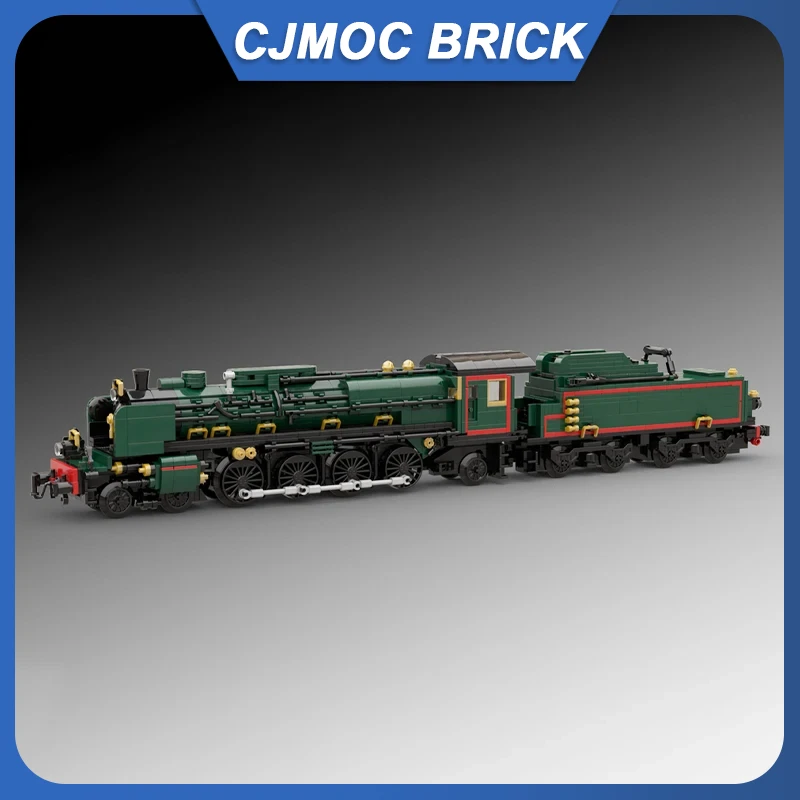 

MOC-166245 City Railway France EST Serie 13 Orient Express Locomotive Building Block Assembly Model Brick Toy Children's Gifts