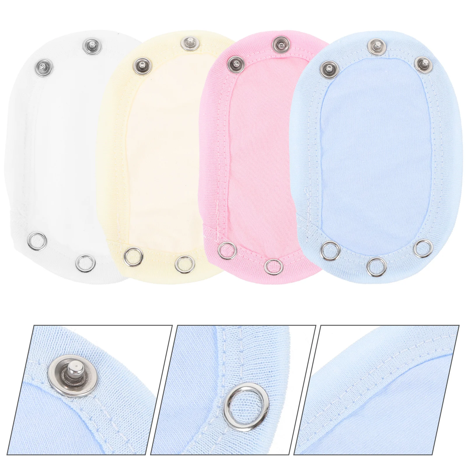 

4 шт., боди, удлинитель, комбинезоны, одежда для малышей, мягкая и удобная толстовка с застежкой на промежности, удлинение для девочек