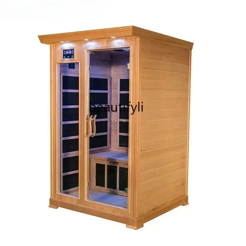 

z.Single double, tourmaline nano-steam home far-infrared steam room sauna