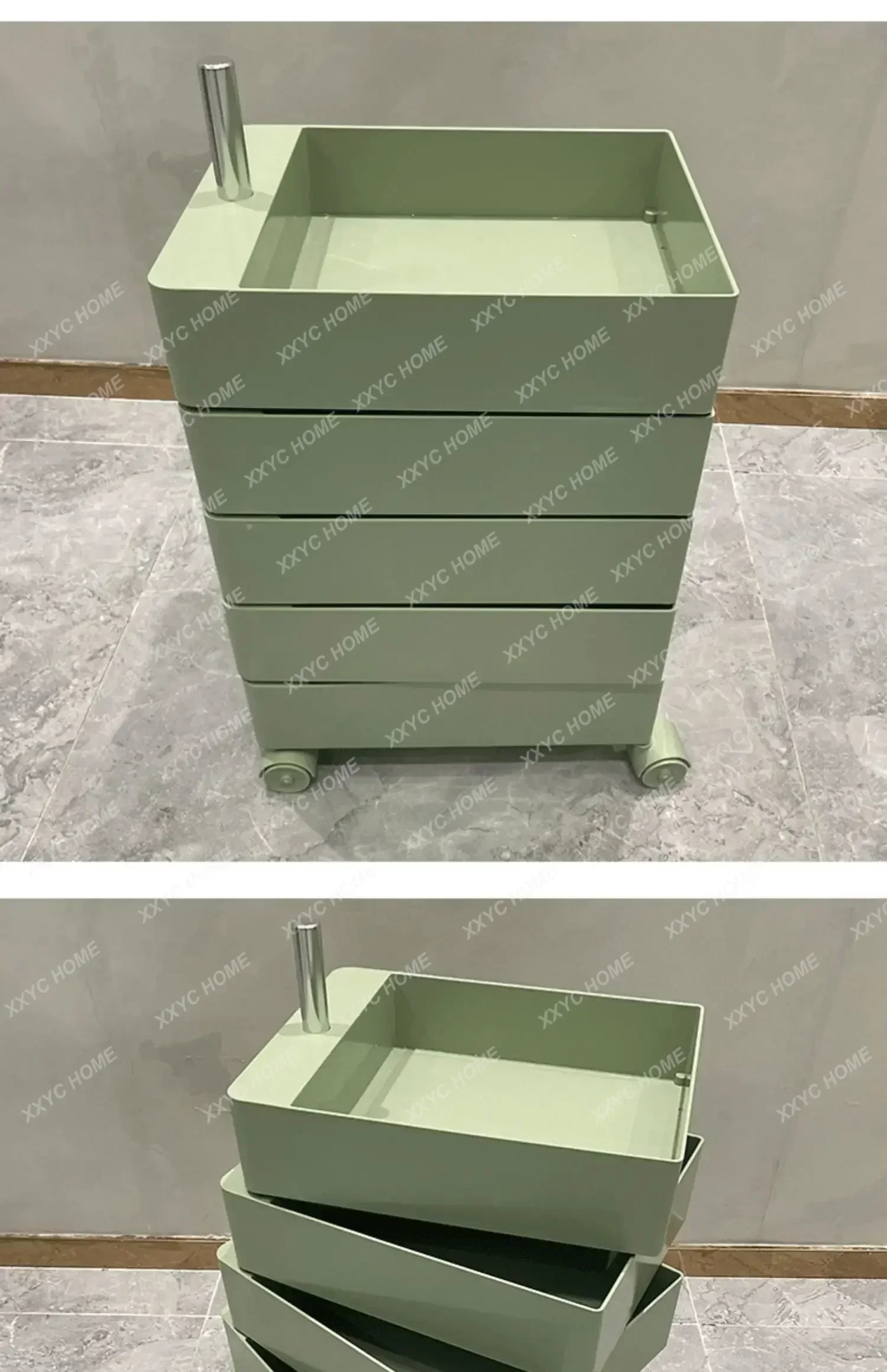 

NNTrolley Special Barber Shop Hot Dyeing Hair Salon Multi-Functional Tool Cabinet