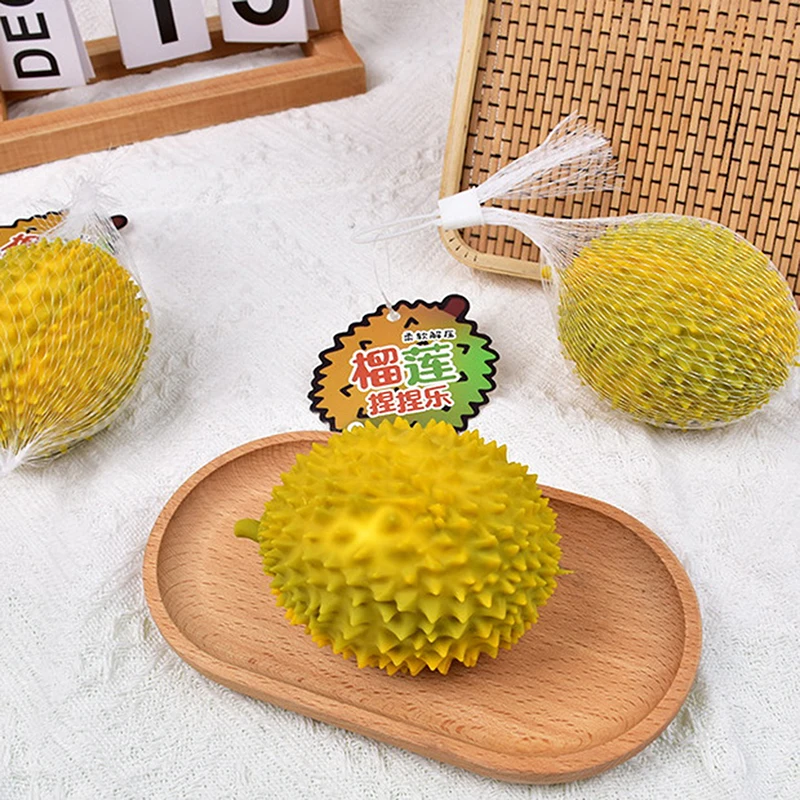 1PC Children's Toys Durian Stress Relieving Tool Girls Pinching Music Slow Rebound Decompression Ball Weird And Bizarre Gadgets