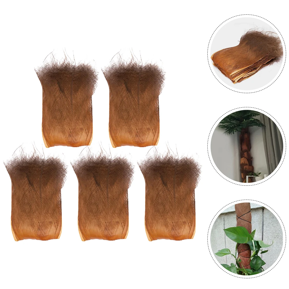 

5pcs 5 Sheets 30cm Wide Artificial Palm Tree Slices Realistic Decor Garden Accessories Craft Supplies Greenery Background