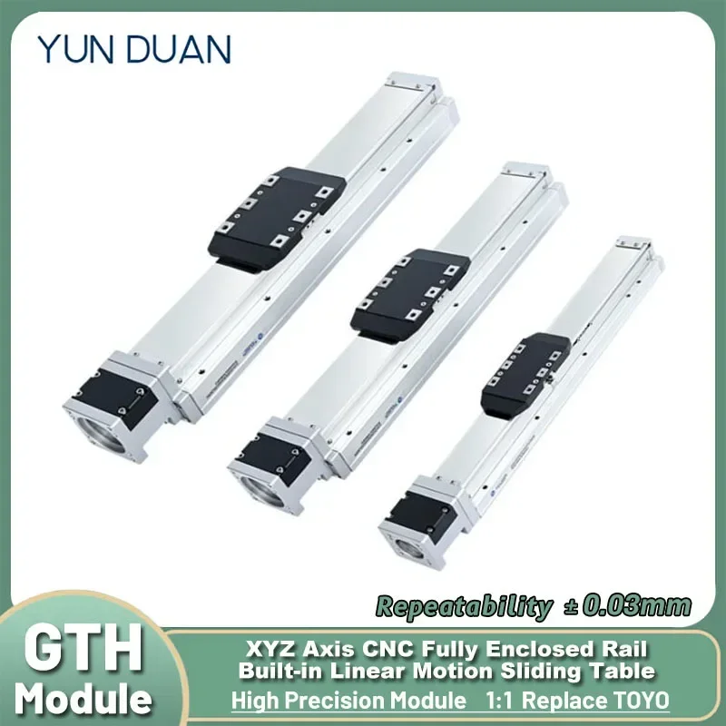 

Embedded Linear Module Built-in Linear Motion Stage Fully Enclosed Sliding Table CNC Precision Dust Proof Replace TOYO XYZ Axis