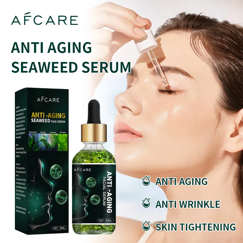 Seaweed Anti Wrinkle Essence Anti-aging Face Serum Moisturizing Nourishing Skincare Products Niacinamide Reduces Fine Lines