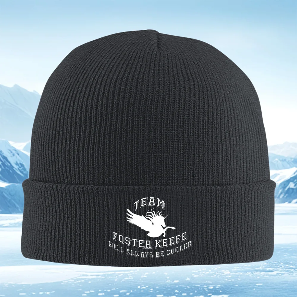 

Winged Unicorn Team Foster Keefe Cool Мужчины Женщины Унисекс Вязаная Шапка Шапка-пуловер Зимняя Теплая Рождественская Уличная Шапка Cyc