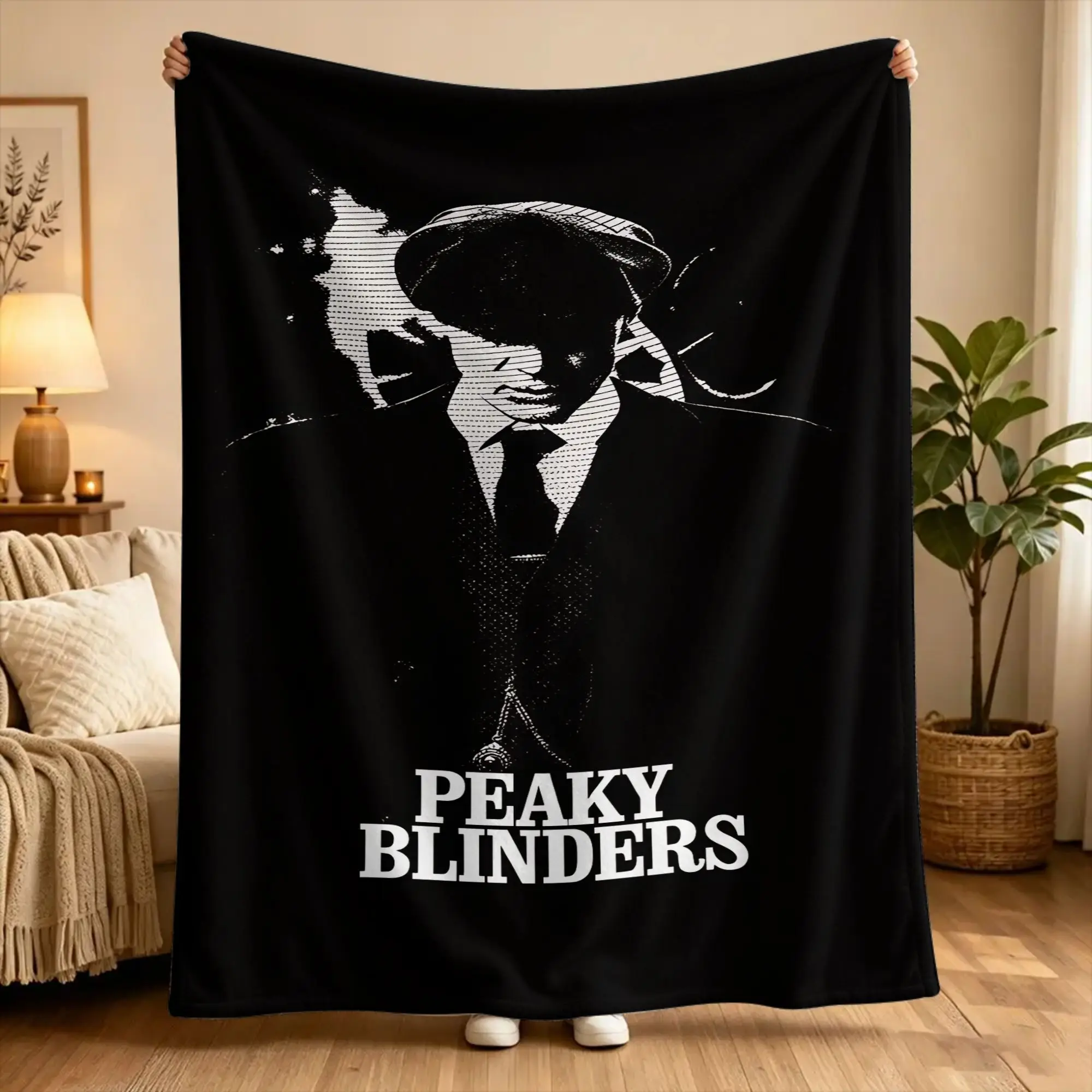Peaky Blinders tommy shelby  Blanket  Soft Print Plush Throw Blanket For Boy Girl Bedroom Flannel Bedspread Bed Cover