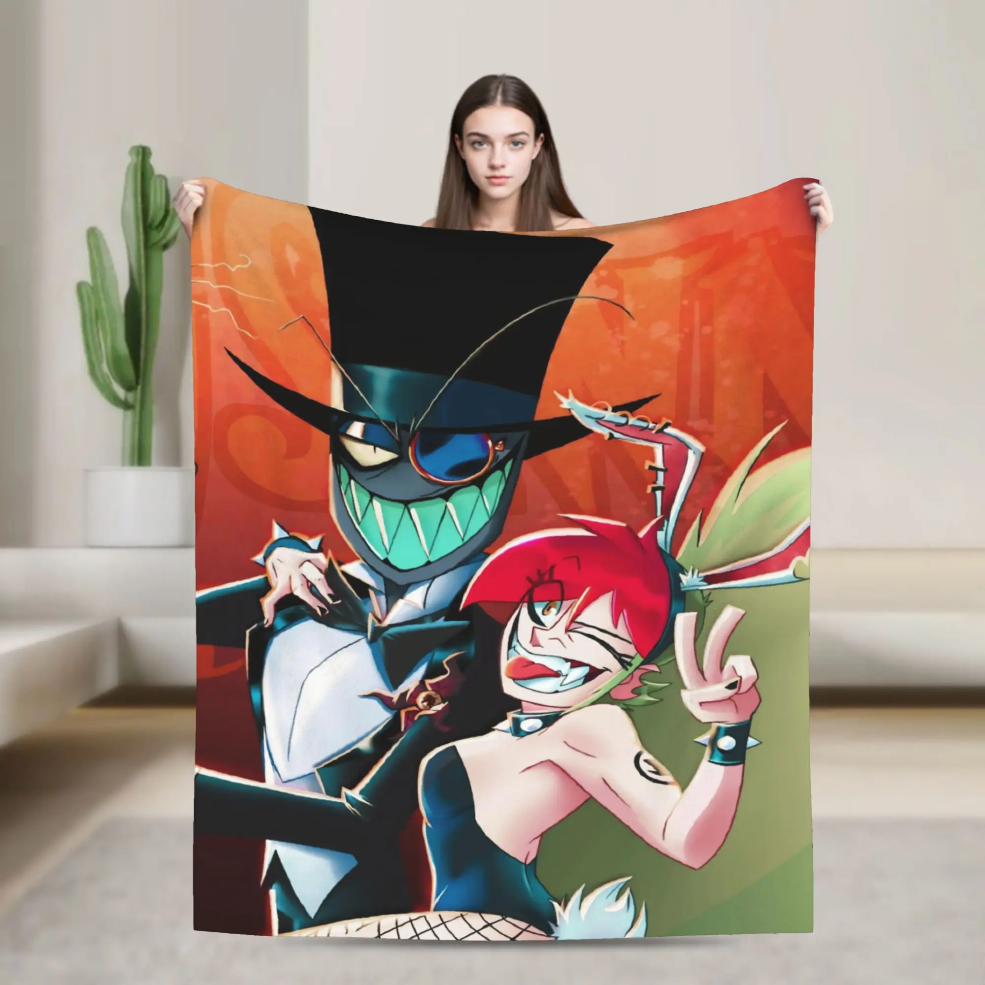Villainous Comdy Blanket Multi-size Cozy and Lightweight  Throw Blankets for Sofa Couch and Bed