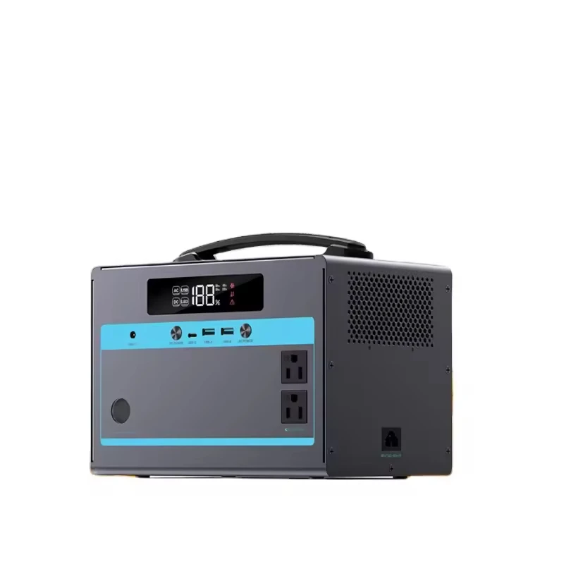 

600W 576Wh Portable Power Station With Solar Charging For Home Backup