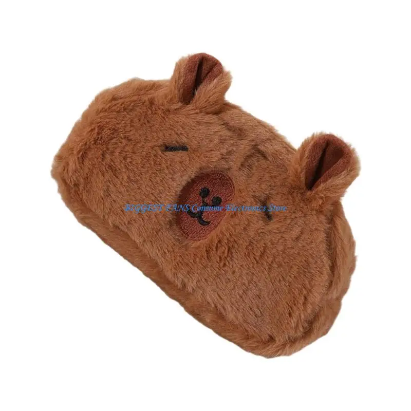 Plsuh Capybara Pencil Case Big Capacity Light Weight Pen