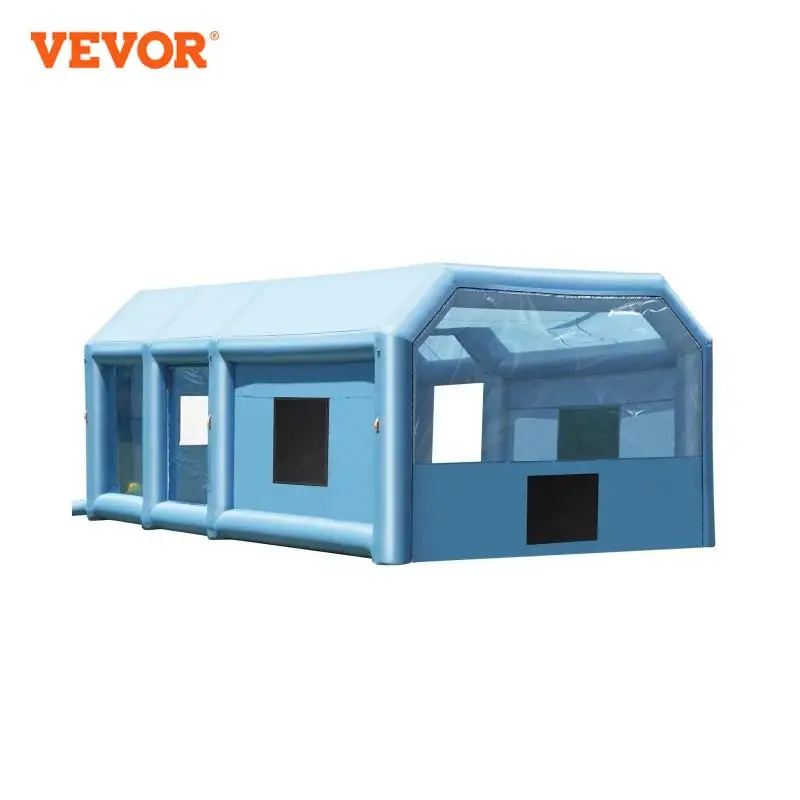 VEVOR Inflatable Paint Booth Inflatable Spray Booth with Powerful Blowers and Air Filter System Portable Car Paint Booth