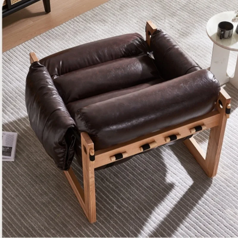 Designer-Einzelsofasessel aus Leder