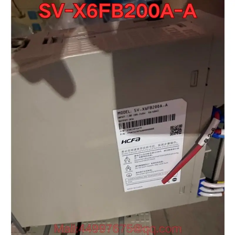 Second-hand SV-X6FB200A-A  servo drive function test is normal Latest Pricing for 2026