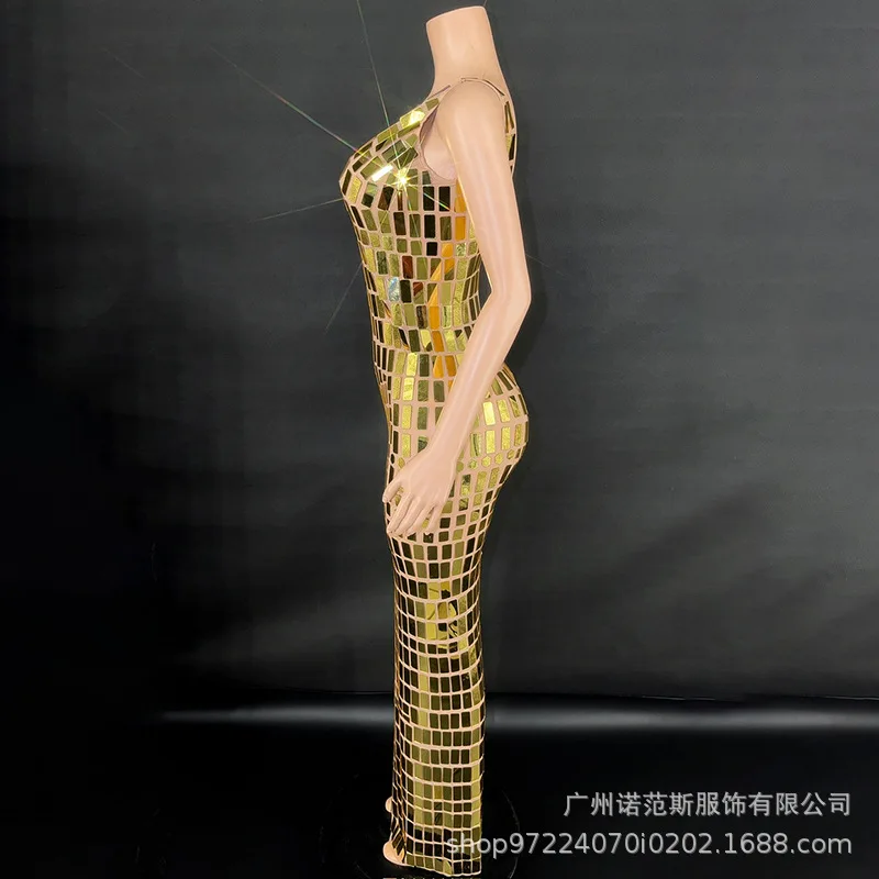 Heavy Industry Sequins Concert Fashion Dress Company Annual Meeting Host Evening Dress Birthday Dinner One Size Fits All Dresses