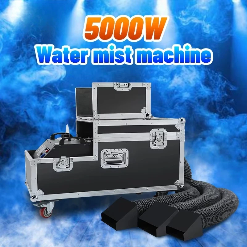 

Трехтрубная машина водяного тумана мощностью 5000 Вт с низким дымом, машина для тумана для небольших туманов Wetting Party