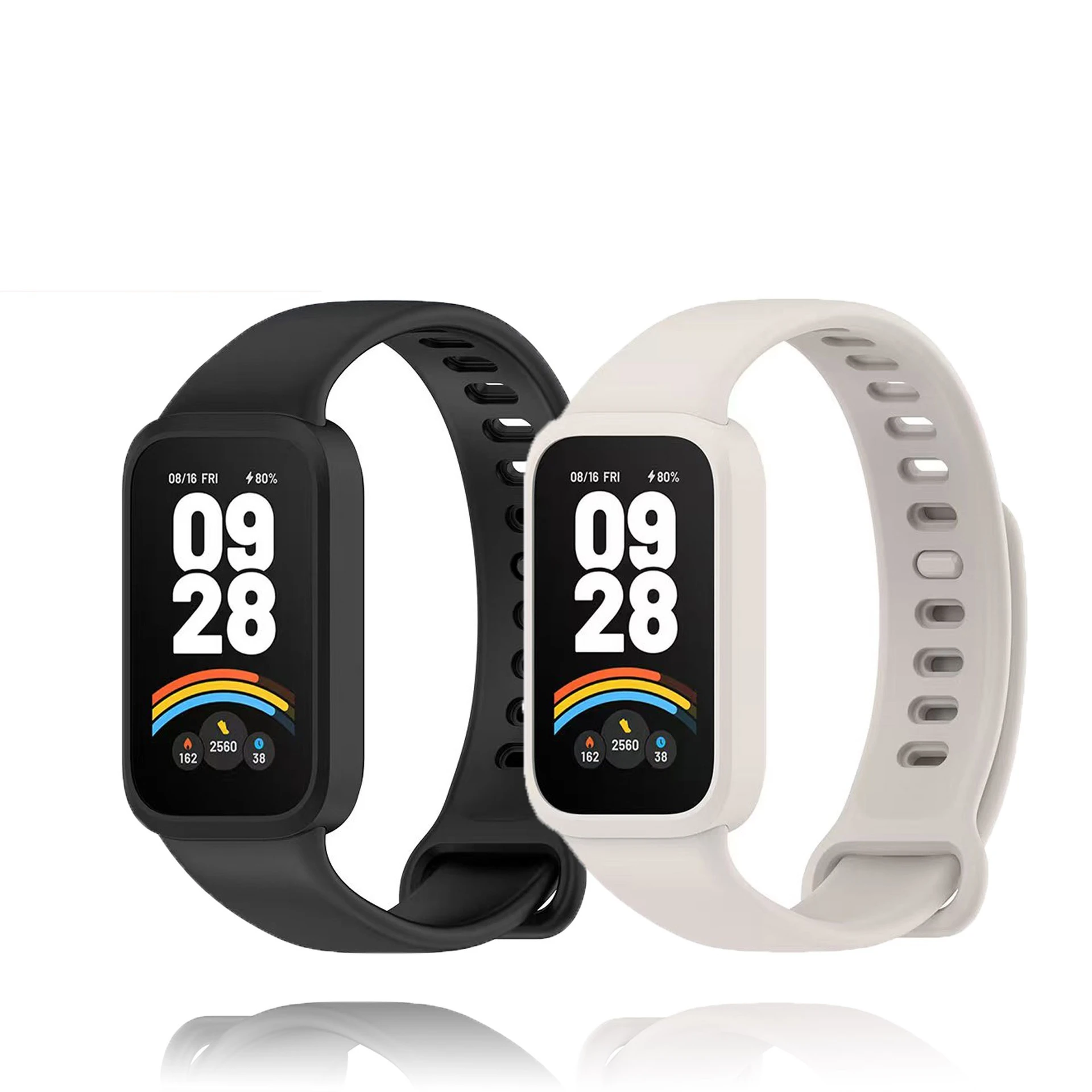 Redmi Watch Band3 および Xiaomi Smart 9Active 統合シリコンストラップ用の公式統合シリコン時計ストラップスーツ