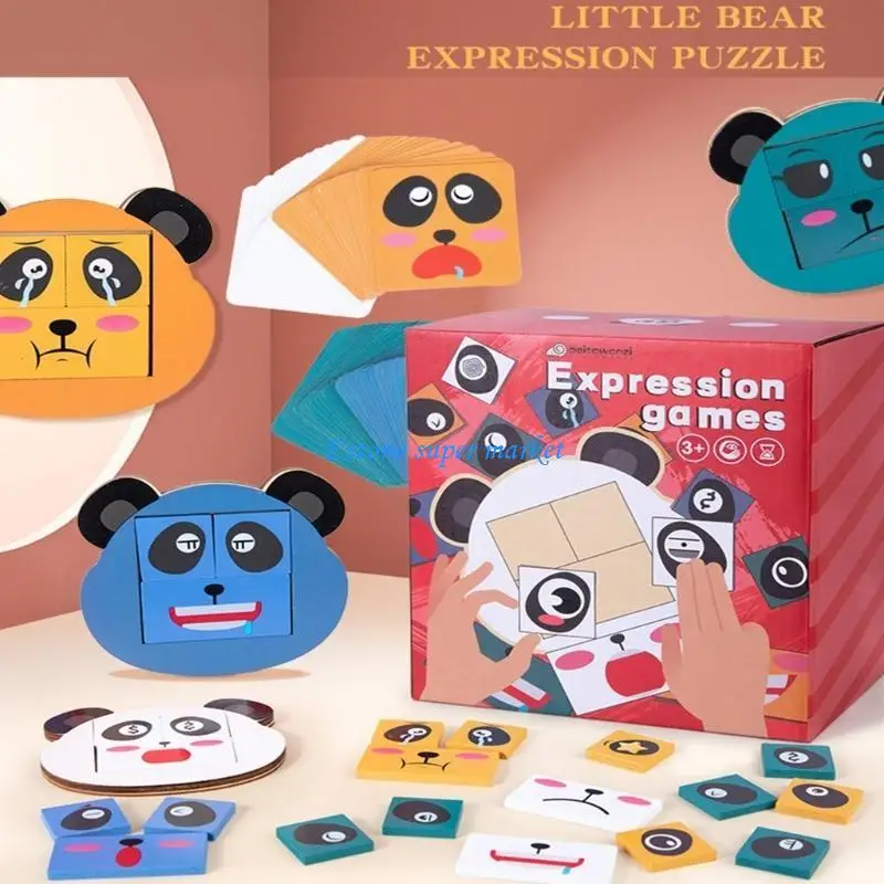 090B Cubi in cambio del cubo Cubo espressione in legno abbinamento del blocco