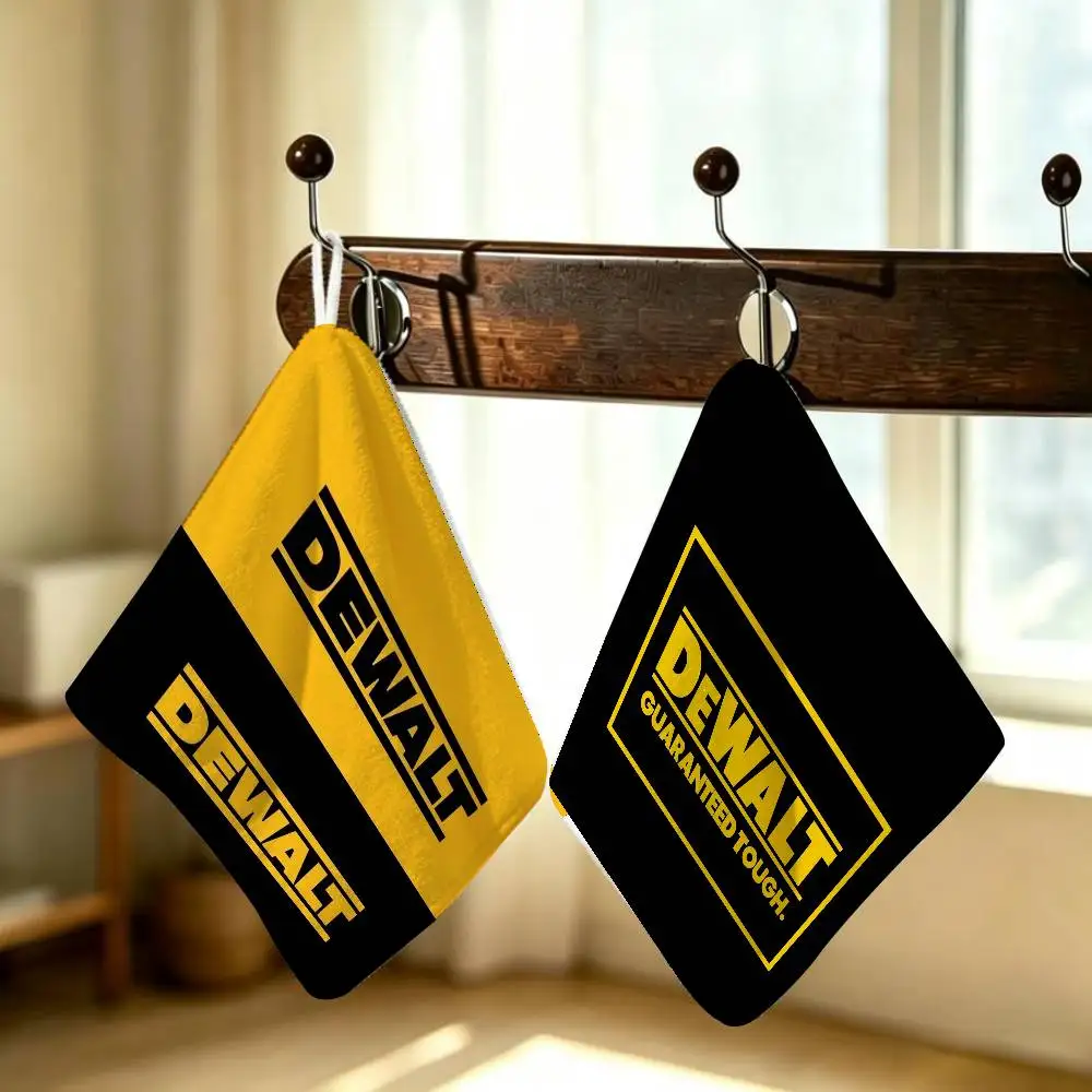 Tool Box Anime Polyester Hanging Kitchen Hand Towel Durable Wear Resistant D-DeWalt Versatile Use Throughout Home