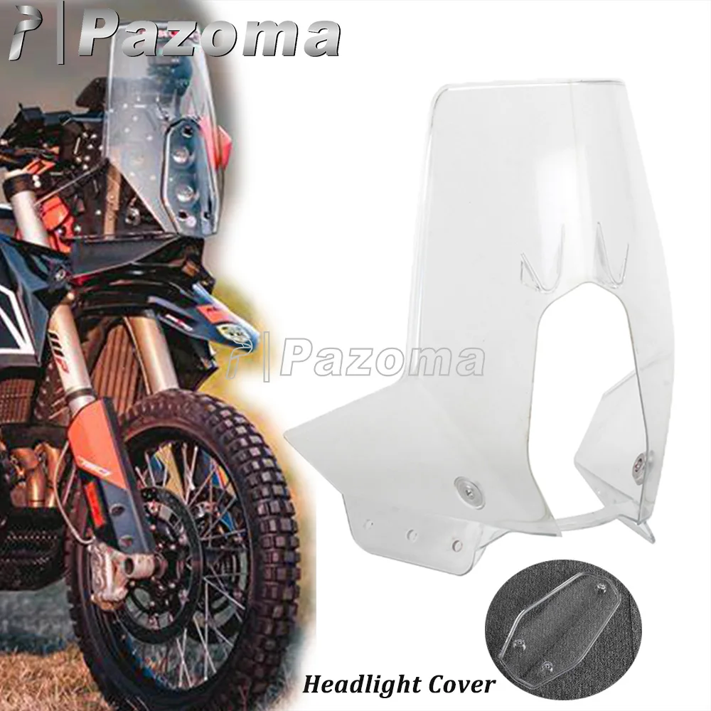 

PC Enduro Rally Race Windscreen Dirt Bike Front Headlight Fairing Wind Shield Cover For 450 REPLICA 701 For BAJA EXC FE BAJA 690