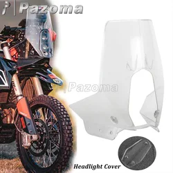 PC Enduro Rally Race Windscreen Dirt Bike Front Headlight Fairing Wind Shield Cover For 450 REPLICA 701 For BAJA EXC FE BAJA 690