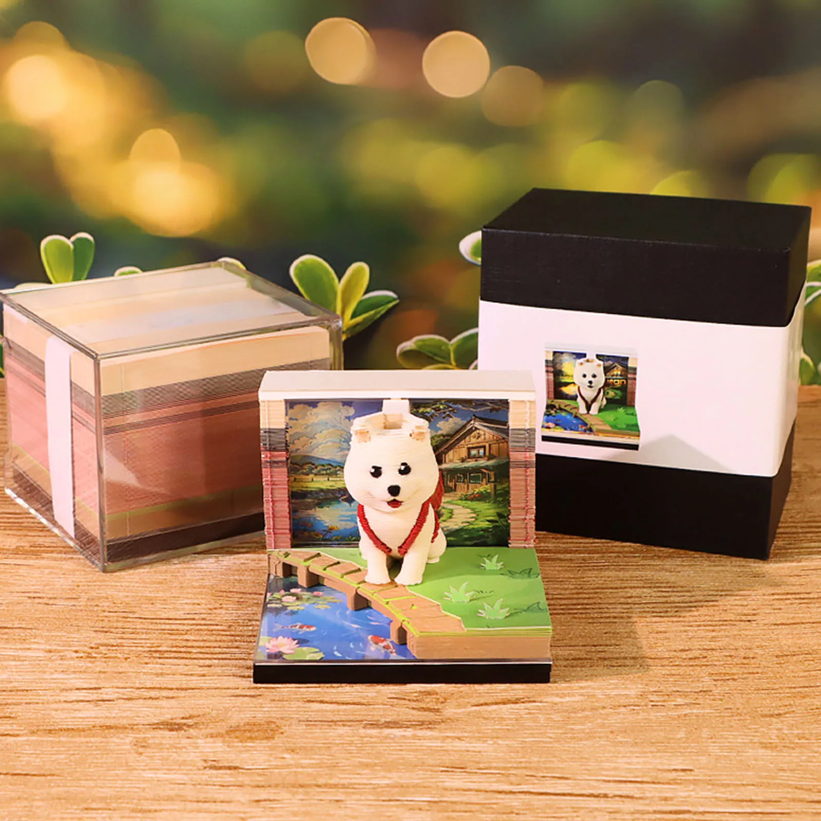 52 Weekly Time Piece Calendar Paper Carving Art DIY Post Notes DIY Art Memo Pad Suitable for Room and Office Desktop Decoration