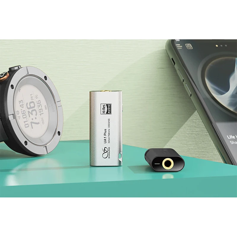 SHANLING-Radiateur portable UA1 PLUS, Amplificateur de téléphone de sauna pour touristes, CS43131 Audio haute résolution PCM 32bit/768 ENTER DSD25