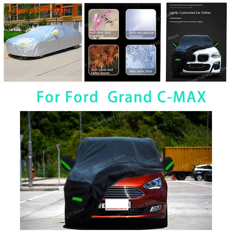 

Для Ford Grand C-MAX Автомобильная Защита корпуса, анти-снег, анти-пилинг краски, дождь, вода, пыль, защита от солнца, автомобильная одежда