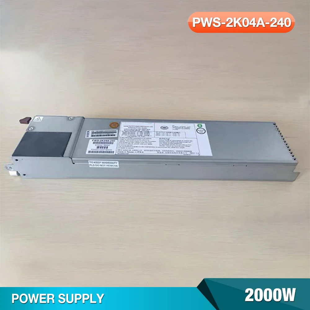 Original For Supermicro 2000W Server Power Supply Hot-swappable Redundant Module PWS-2K04A-240