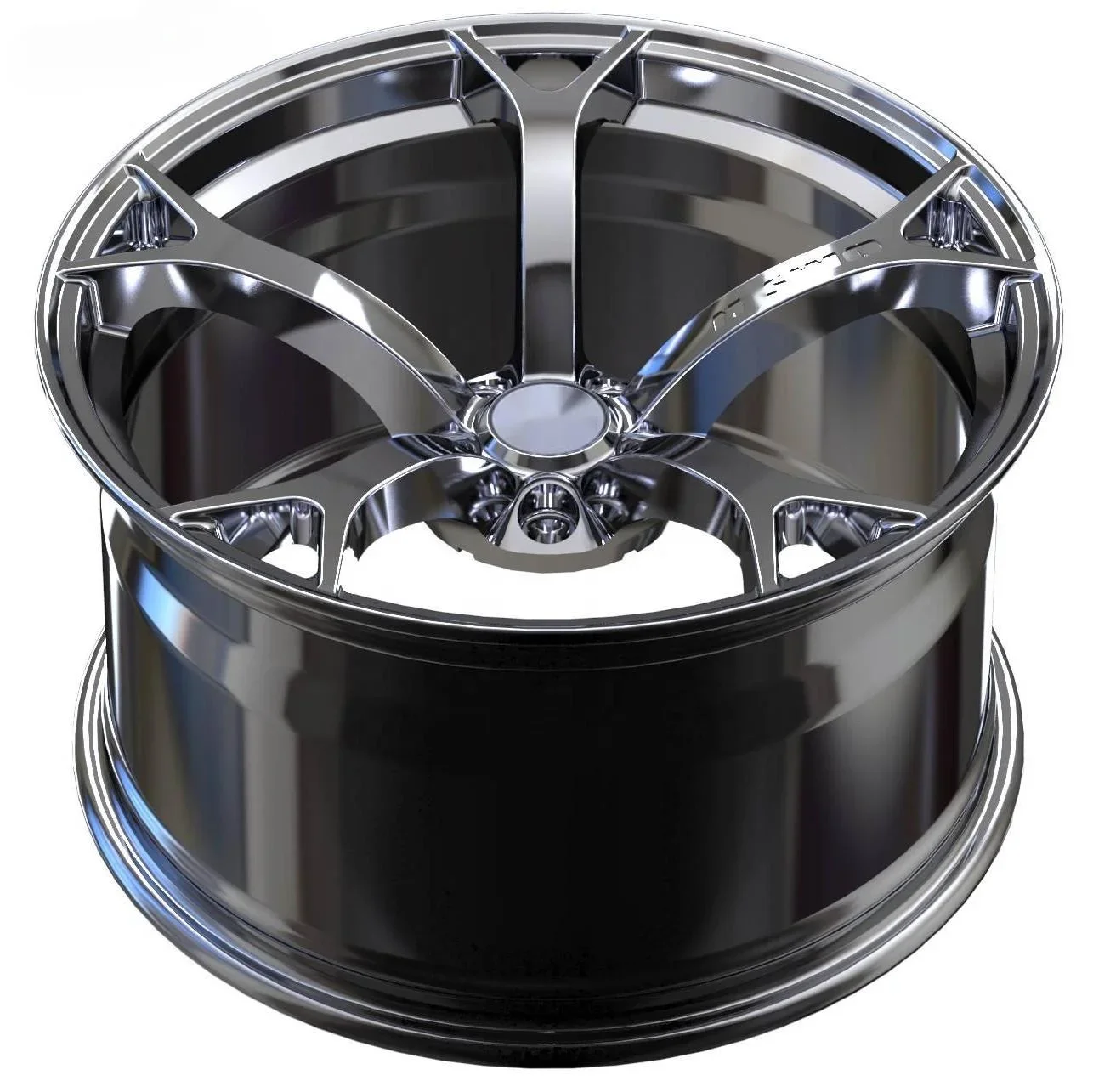 forged  v1 4X100 5X114.3 chrome wheels