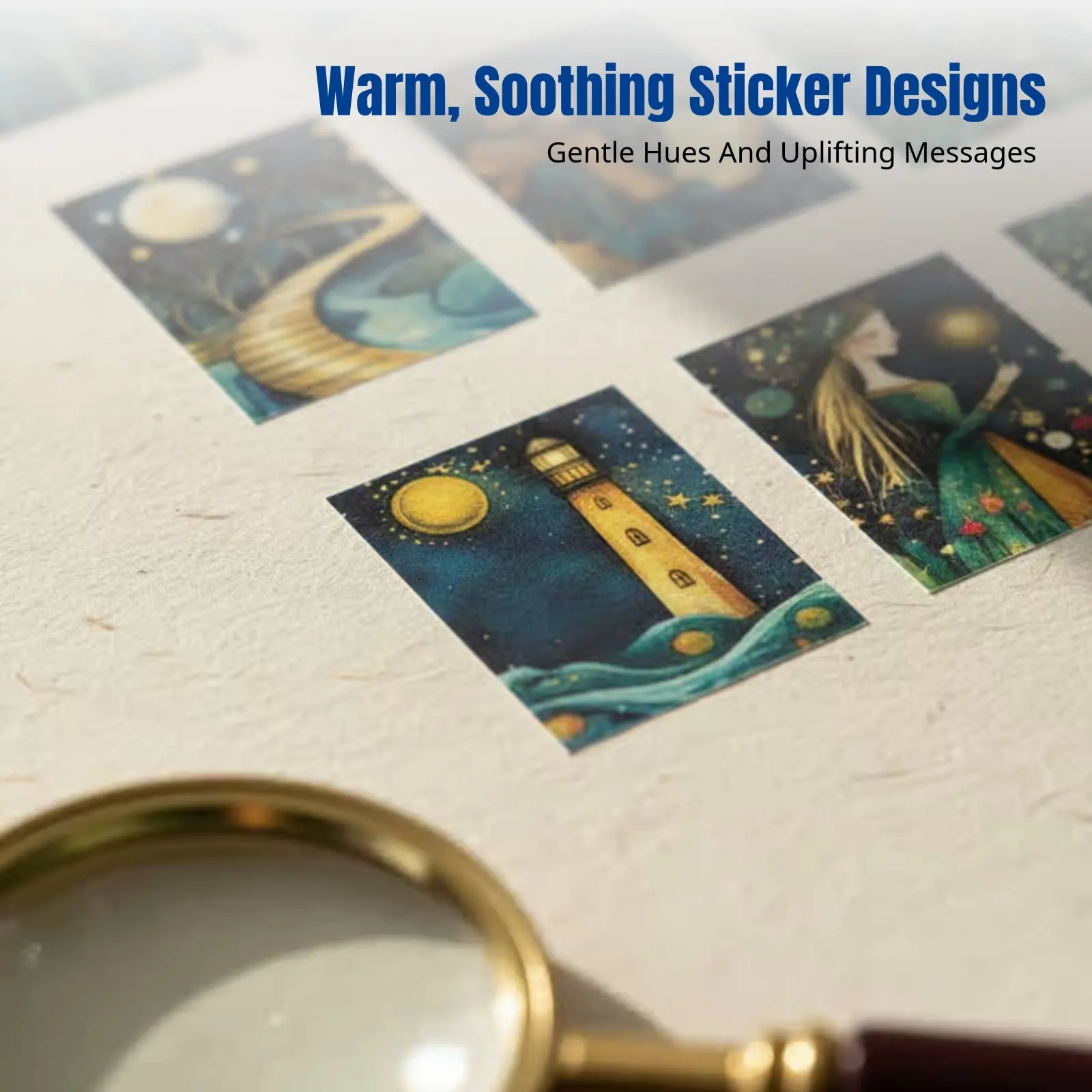 Fairy Tale Sticker Book, DIY Notebook Supplies, Decorative Stickers, Assorted Styles, Random Themes